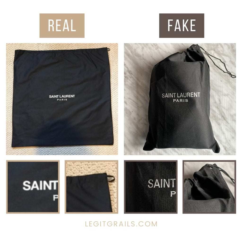 Real Vs Fake - How To Spot Yves Saint Laurent Bag? - EDM Chicago