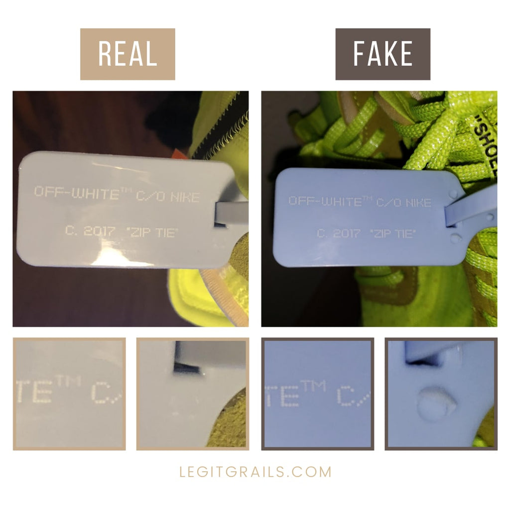 How to Spot a Fake Off-White™ x Nike Air Force 1 Volt - KLEKT Blog