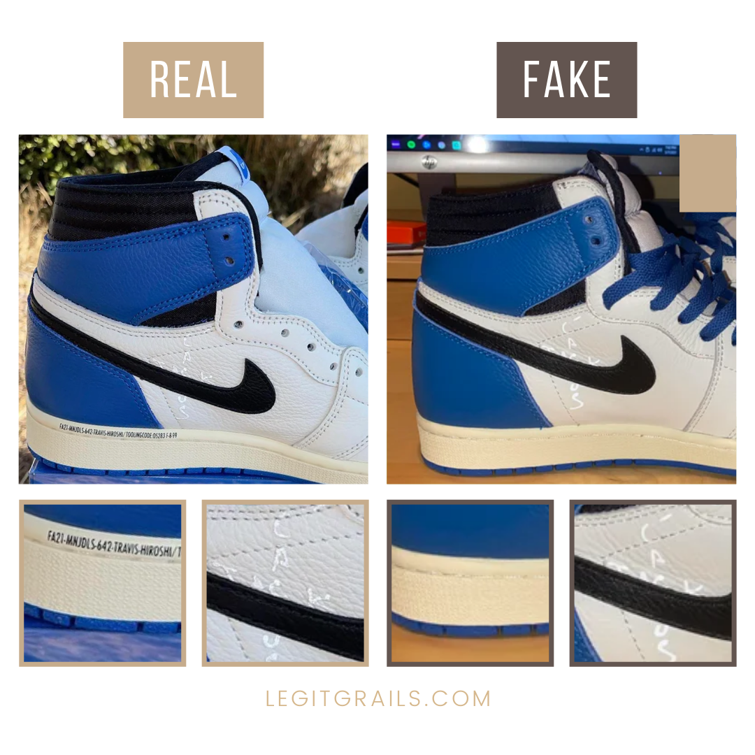 How to Spot Real vs. Fake Jordan 1 University Blue – LegitGrails