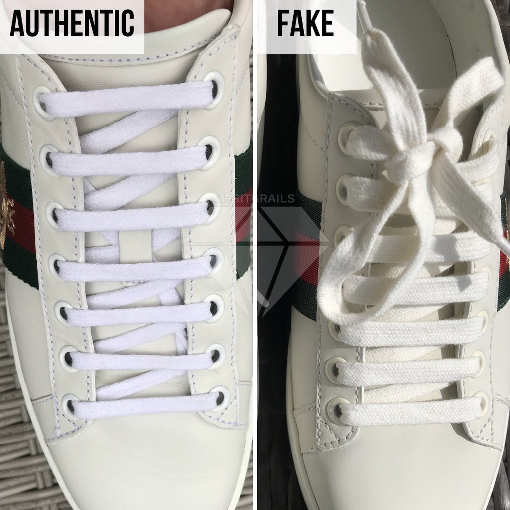 gucci ace bee real vs fake