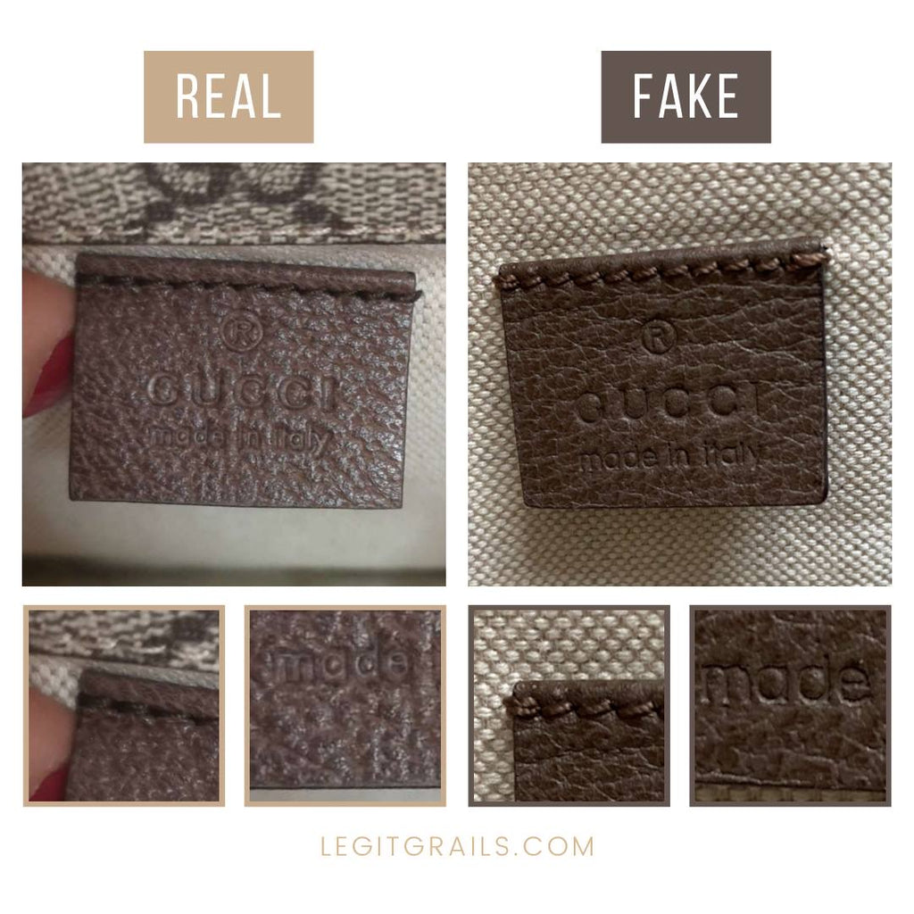 How to Spot a Real vs. Fake Gucci Bag in 2024? – LegitGrails