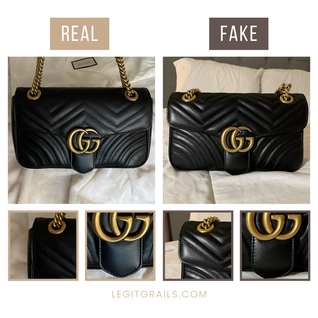 fake gg marmont matelassé mini bag