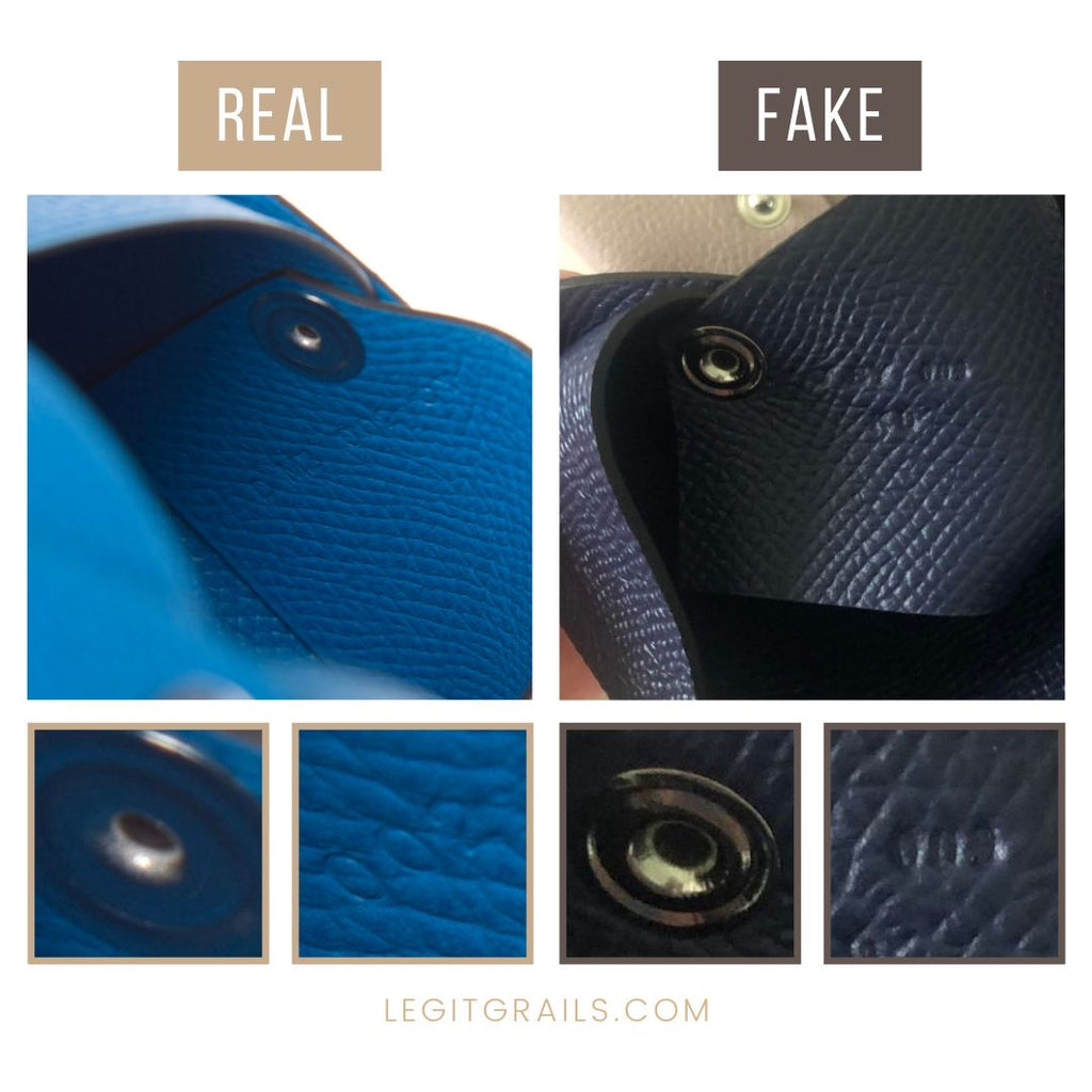 How To Spot Real Vs Fake Hermes Calvi Card Holder – LegitGrails