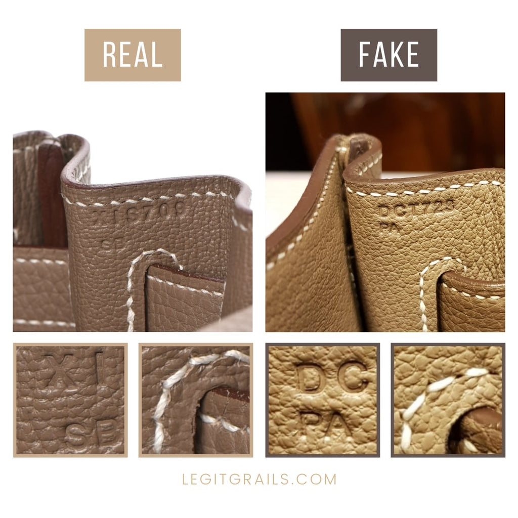 Authentic and Fake Hermes Kelly Handbags Differences - Lollipuff