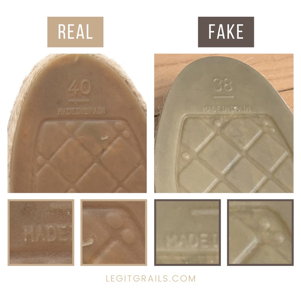 How To Spot Real Vs Fake Chanel Espadrilles – LegitGrails