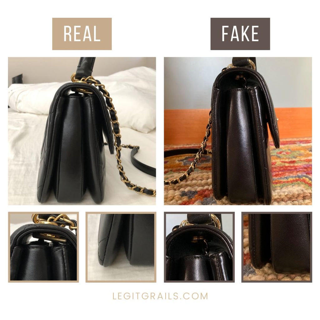 How To Spot Fake Vs Real Chanel Trendy CC Bag – LegitGrails