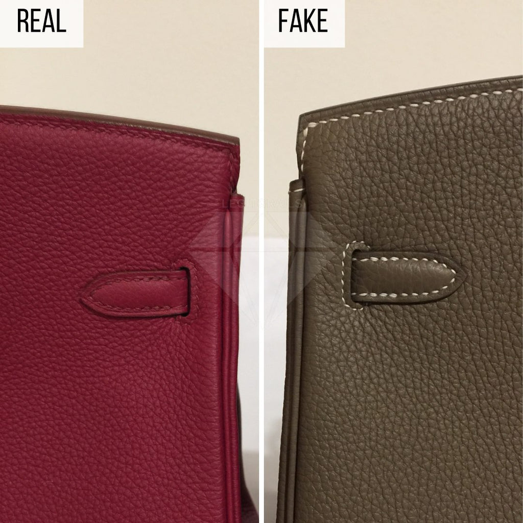 How To Spot a Fake Hermès Birkin? A Side-by-Side Fake Birkin vs Real C –  Bagaholic