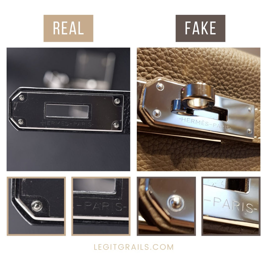 Authentic and Fake Hermes Kelly Handbags Differences - Lollipuff