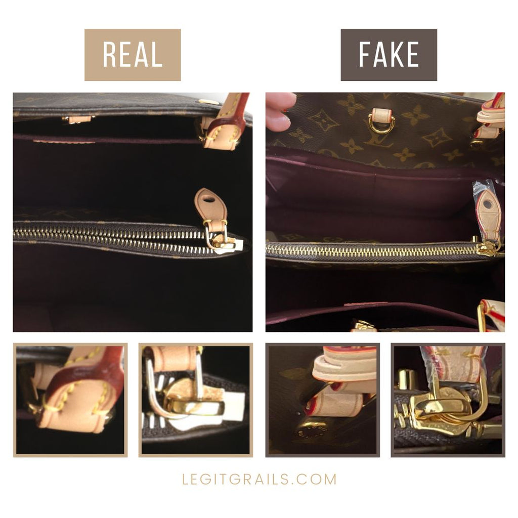 How To Spot Real Vs Fake Louis Vuitton Montaigne Bag – LegitGrails