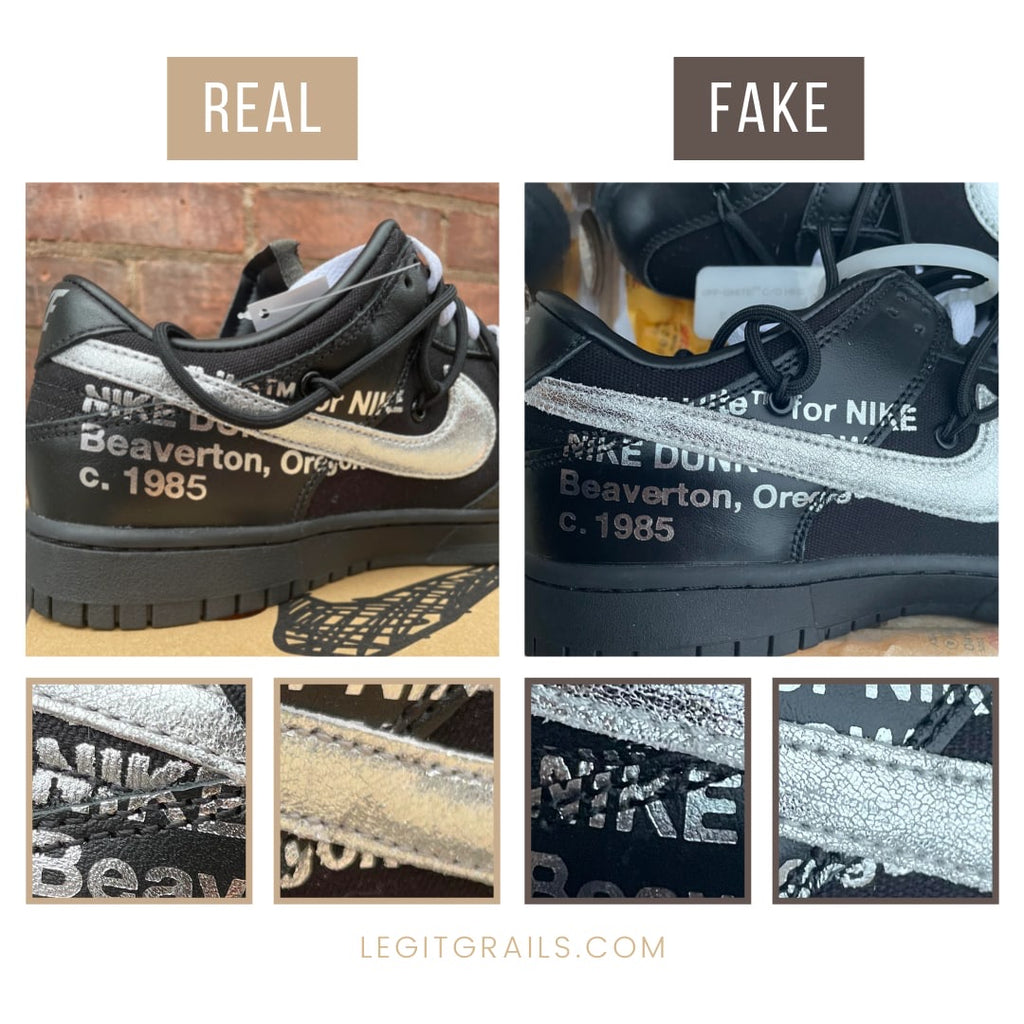 How To Spot Fake Nike Dunk Low Off White Pine Green – LegitGrails