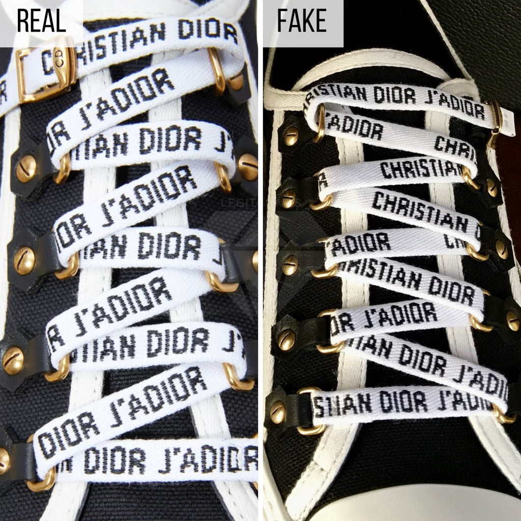 A closser look at Dior B30 Trainers Real VS Fake 🫠