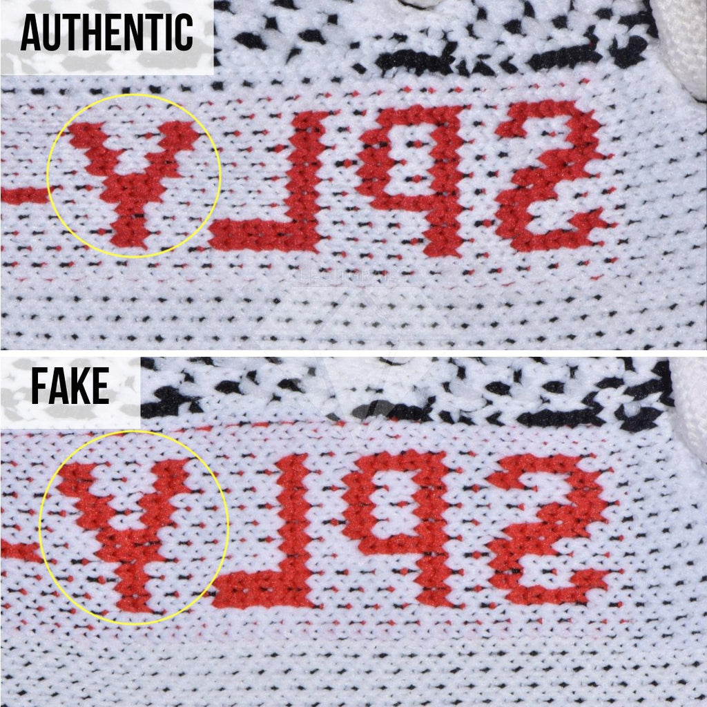 yeezy zebra fake and real