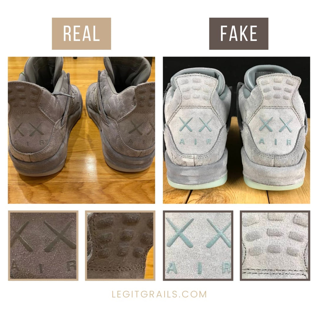 How To Spot Real Vs Fake Jordan 4 Retro University Blue – LegitGrails