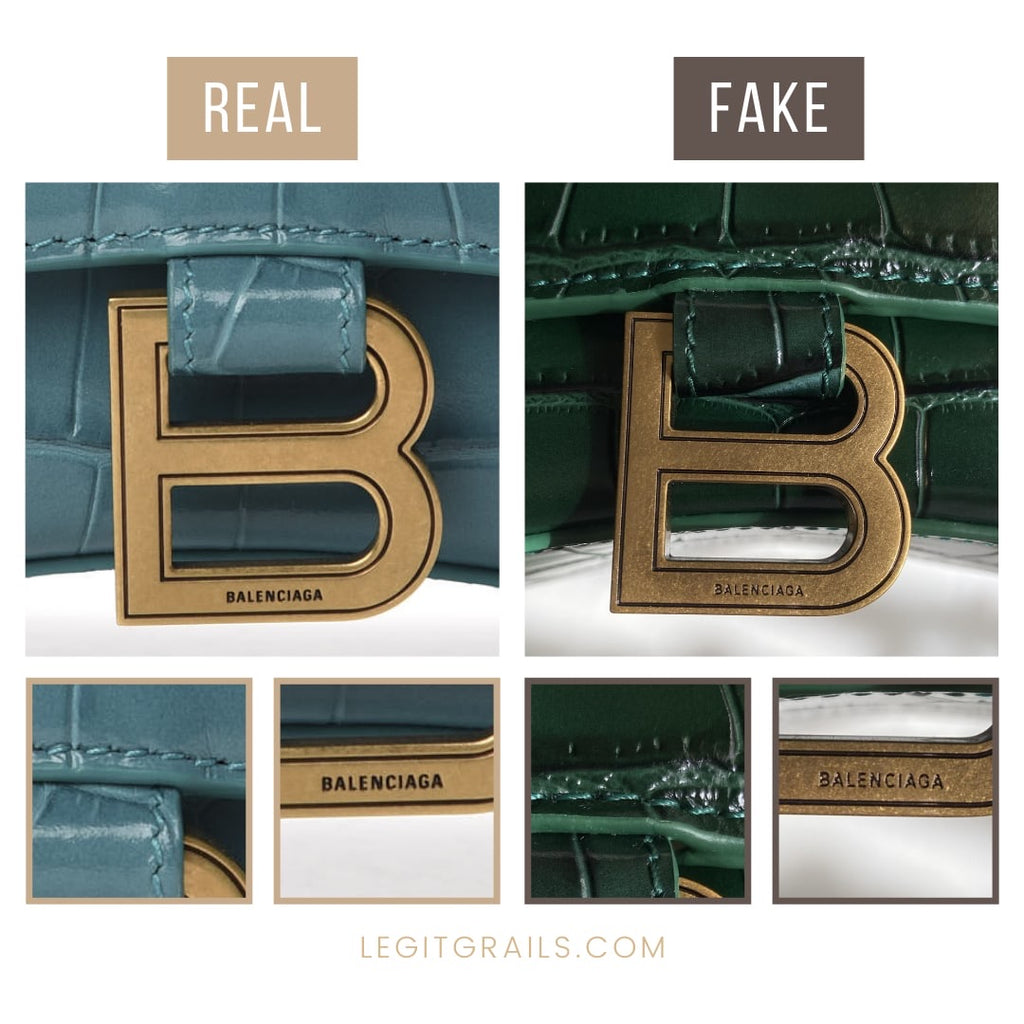 How To Spot Real Vs Fake Balenciaga Hourglass Bag – LegitGrails