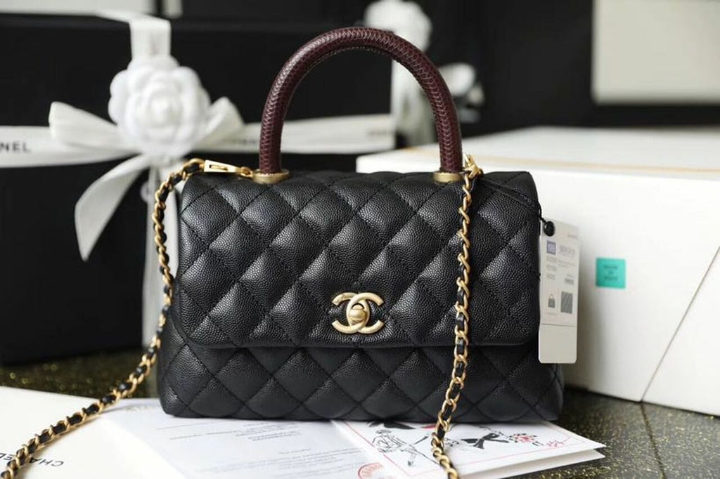 Chanel Coco Handle Gold Exclusive Deals And Offers Off 65