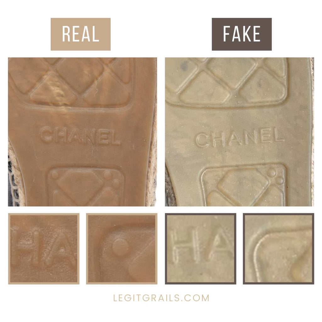 How To Spot Fake Chanel Espadrilles