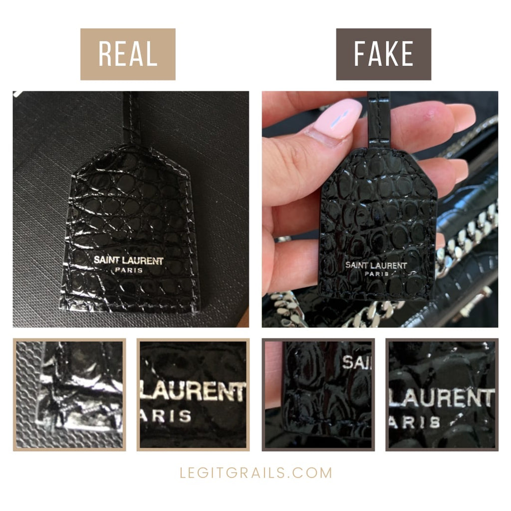 REAL VS FAKE YSL SUNSET MEDIUM CHAIN BAG IN SMOOTH LEATHER REVIEW