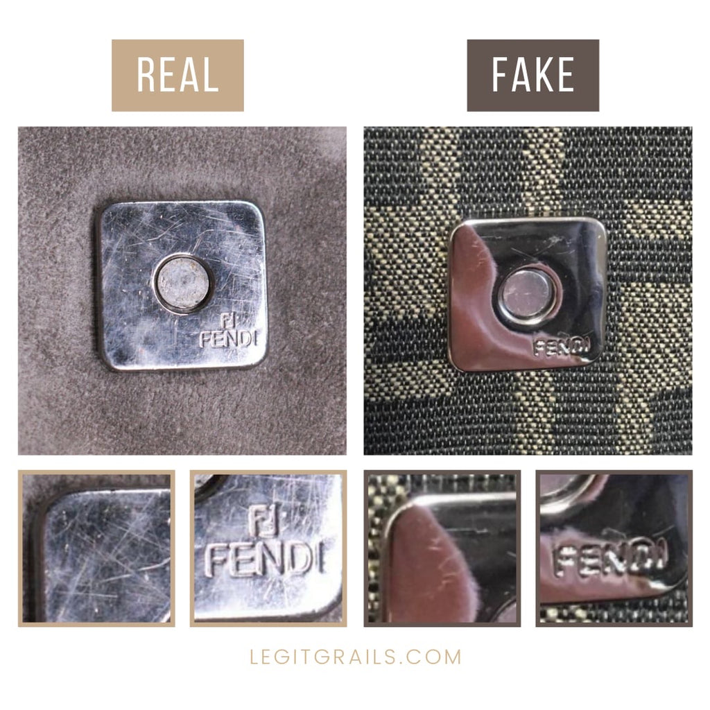 How To Spot Real Vs Fake Fendi Zucca Baguette Bag – LegitGrails