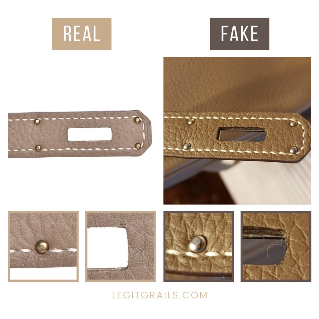 Authentic and Fake Hermes Kelly Handbags Differences - Lollipuff