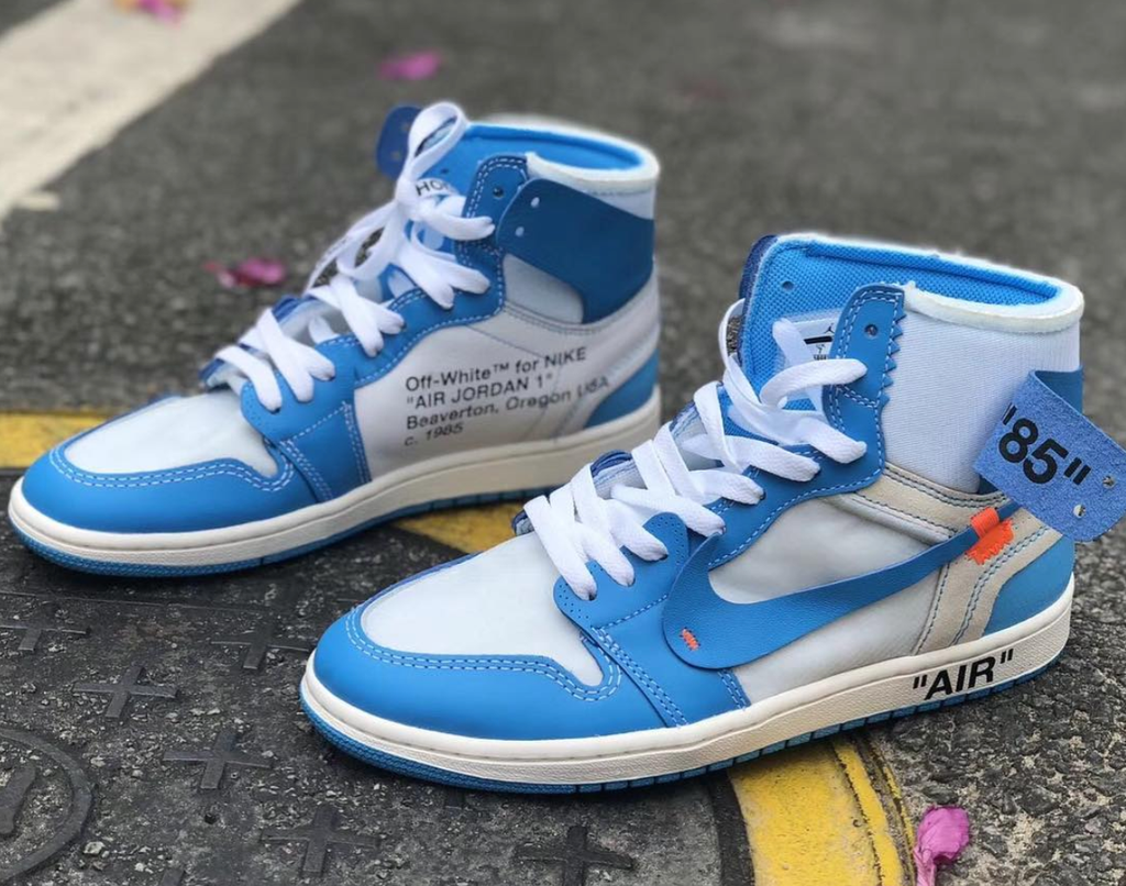 jordan 1 off white unc fake