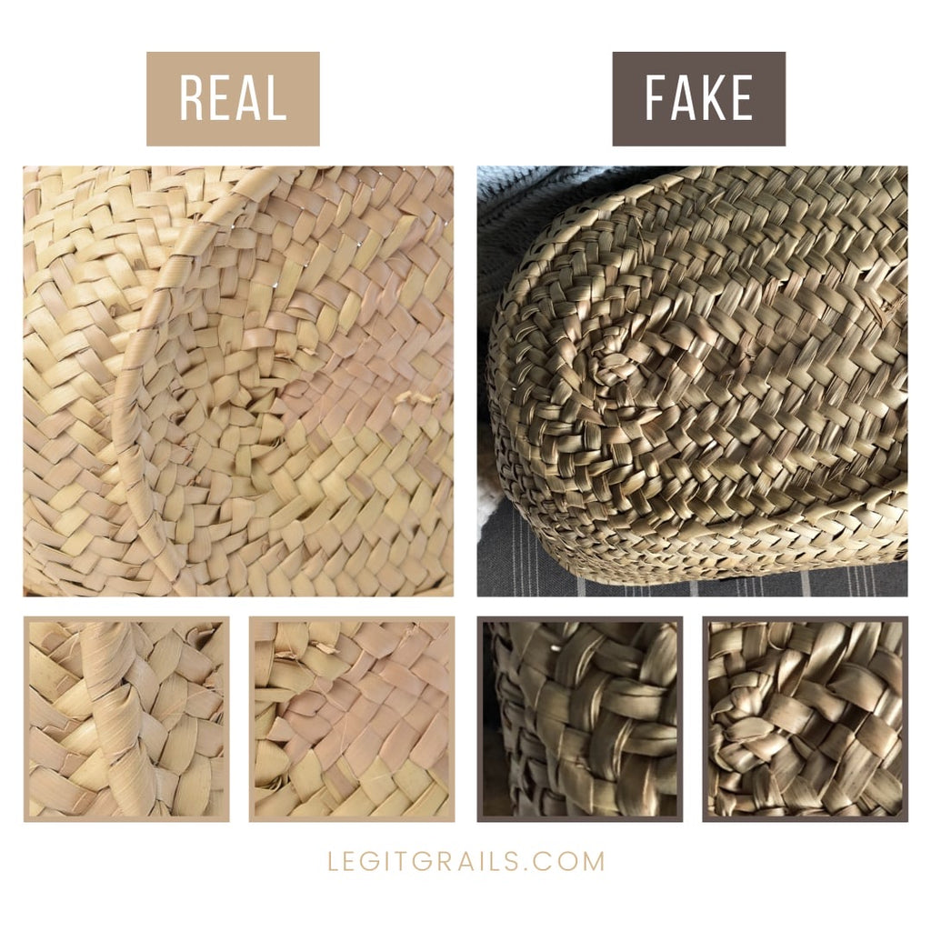 How To Spot Fake Loewe Raffia Square Basket Tote