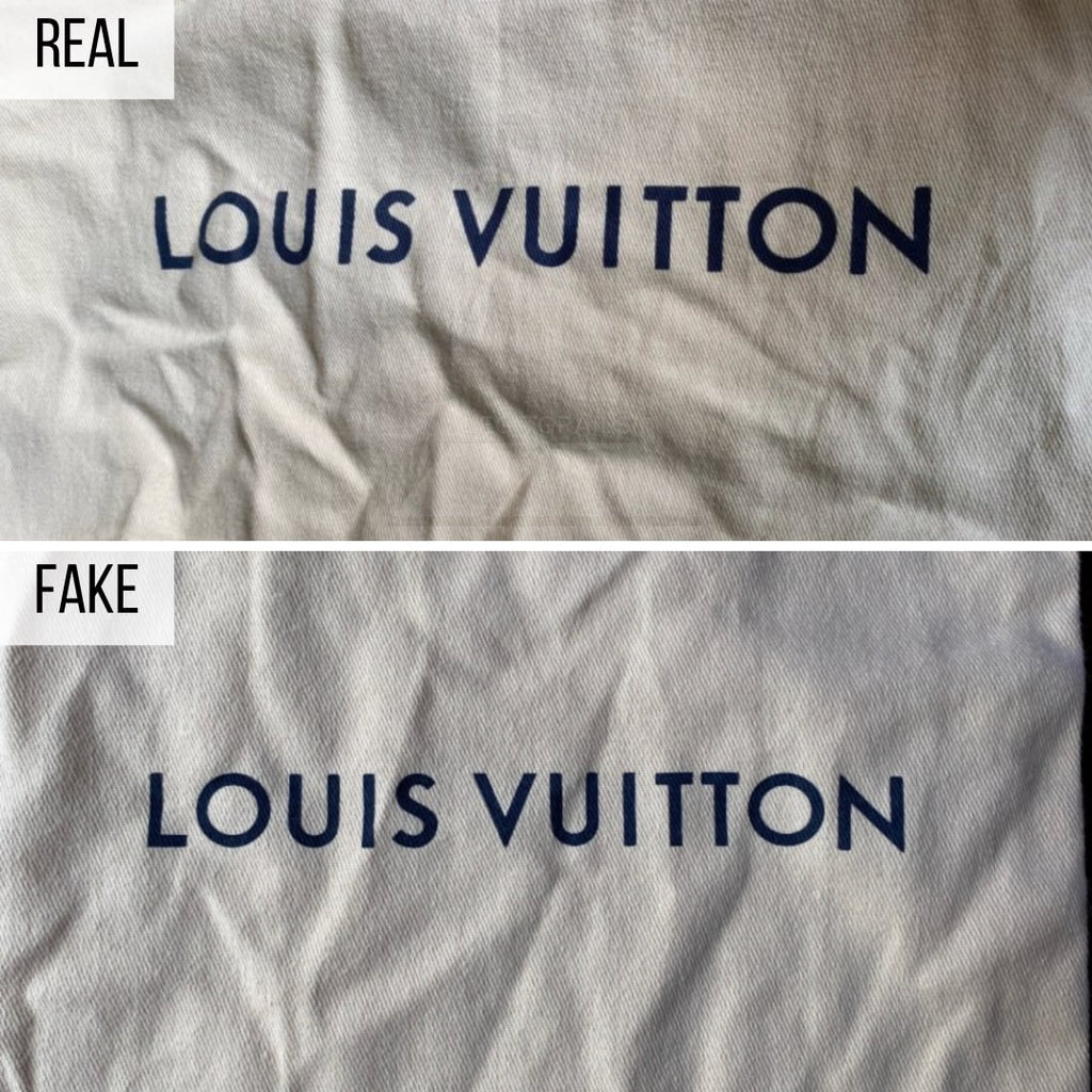 louis vuitton dust bag real vs fake