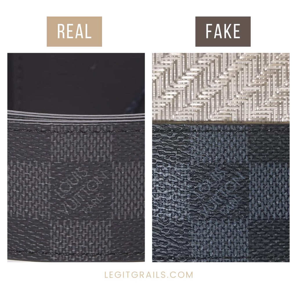 Louis Vuitton Belt - Real vs. Fake Comparison 