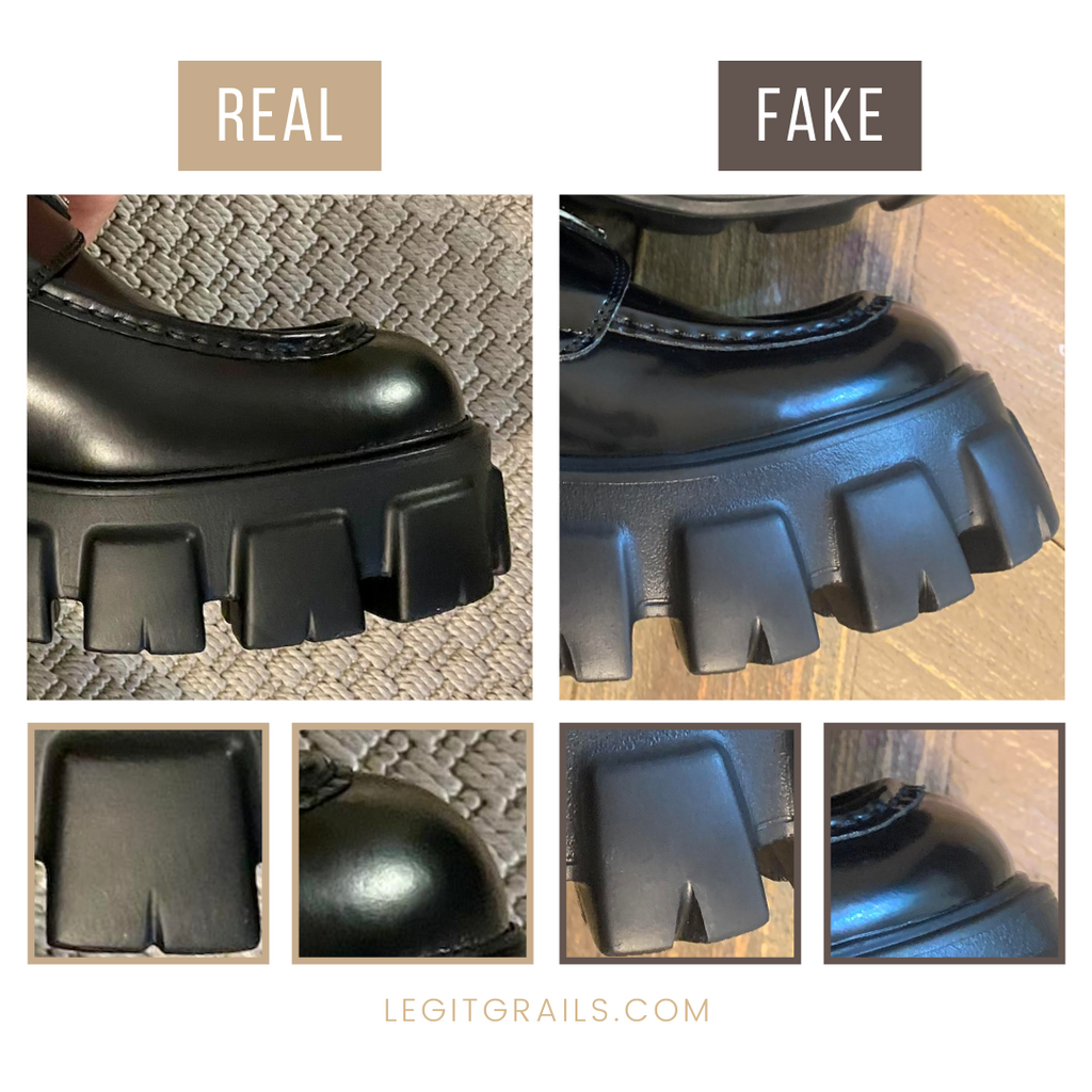 How To Spot Fake Prada Monolith Loafers