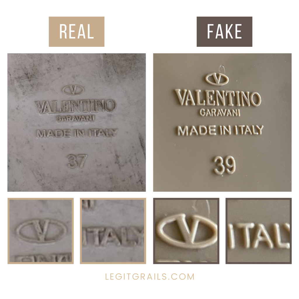 How To Spot Fake Valentino Rockstud Thongs