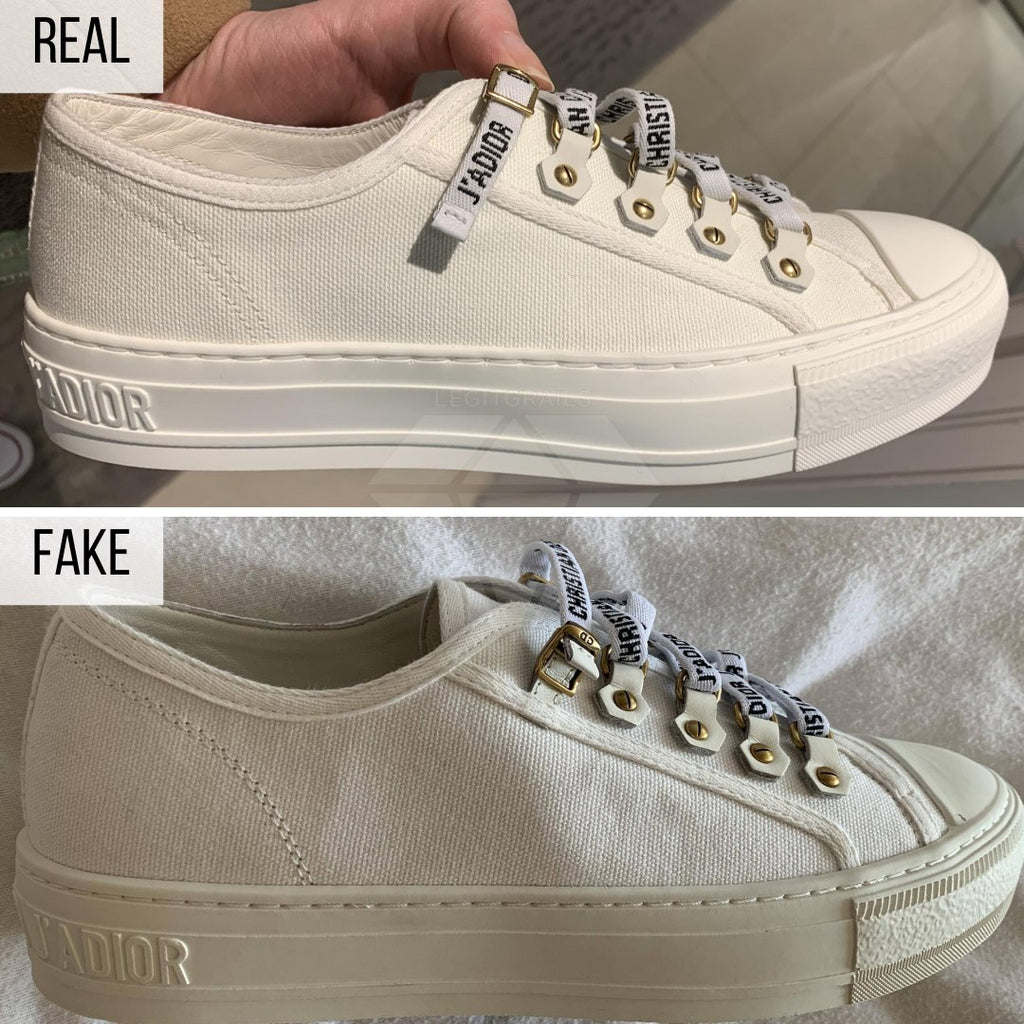 How To Spot Fake Walk'n'Dior Sneakers