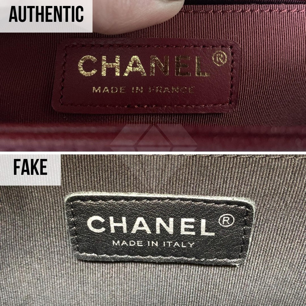 HOW TO SPOT A FAKE CHANEL LE BOY NEW MEDIUM OLD GOLD HARDWARE