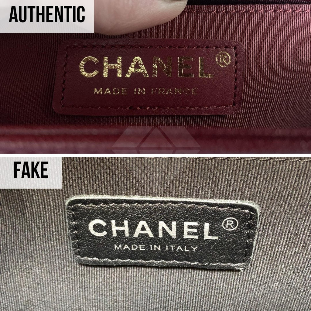 HOW TO SPOT A FAKE CHANEL LE BOY NEW MEDIUM OLD GOLD HARDWARE CAVIAR  LEATHER + BAG REVIEW