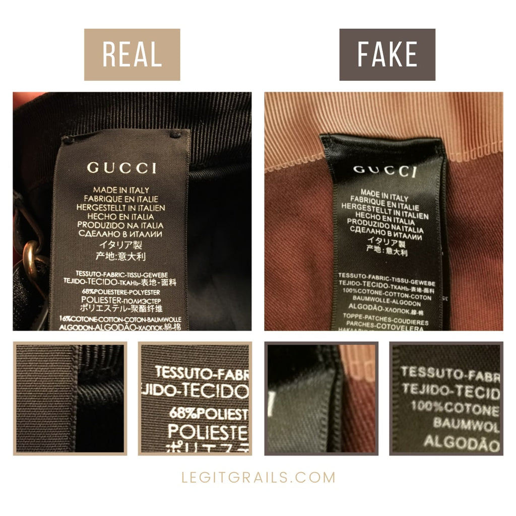 How To Tell If Gucci Cap Is Fake