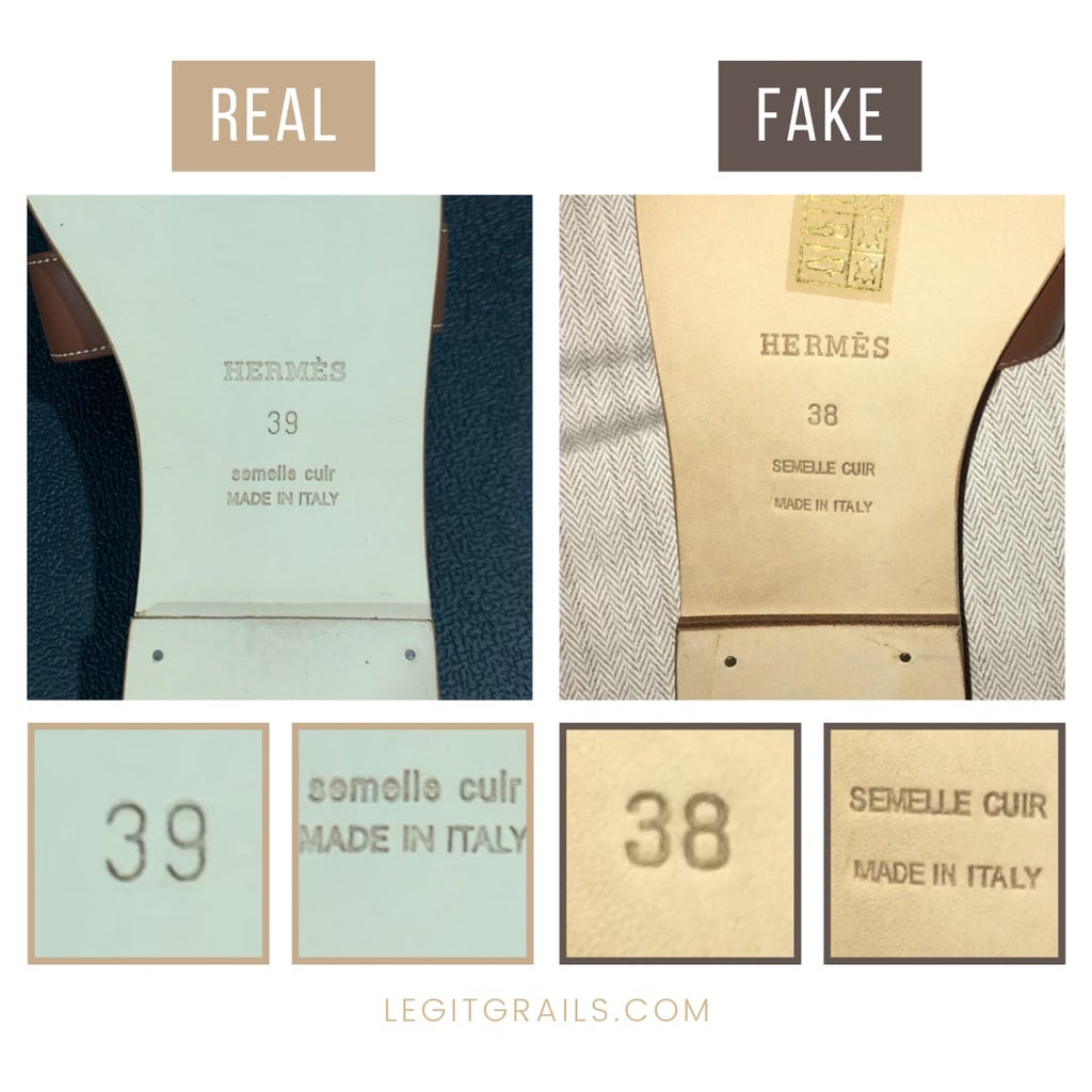 how to recognize a real Hermès from a fake ?