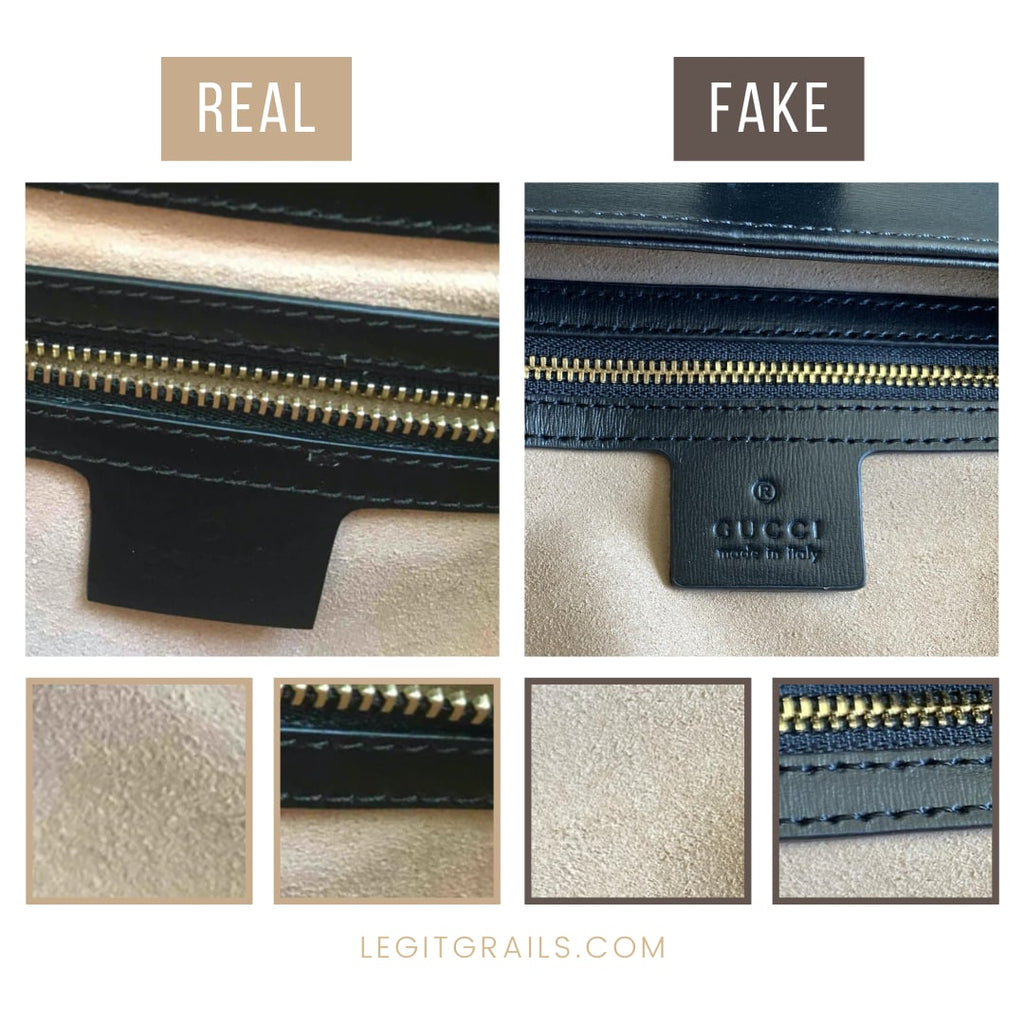 How To Spot Real VS Fake Gucci Jackie 1961 Handbag – LegitGrails