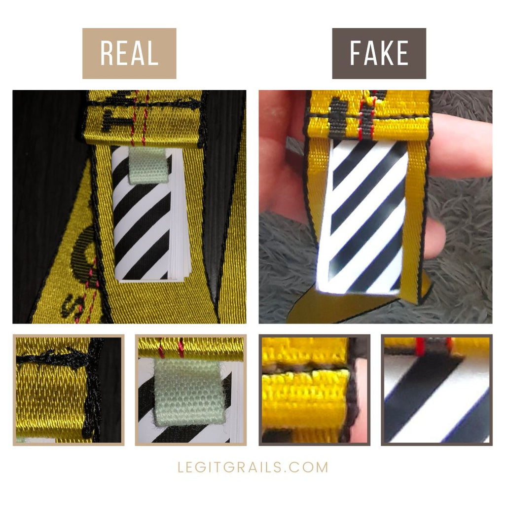 Nautisk Brun elektropositive How To Spot Fake Vs Real Off-White Belt – LegitGrails