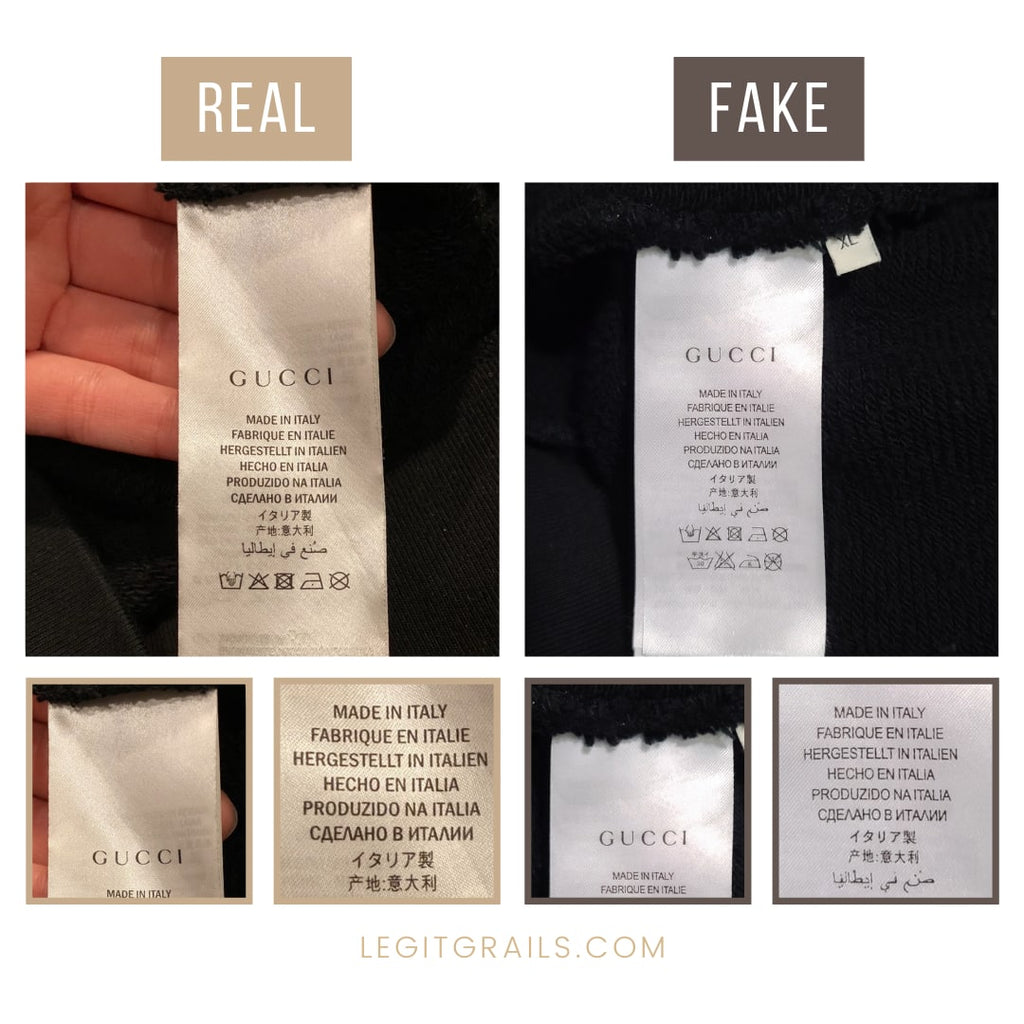 How To Spot Real Vs Fake Gucci Interlocking G Hoodie – LegitGrails