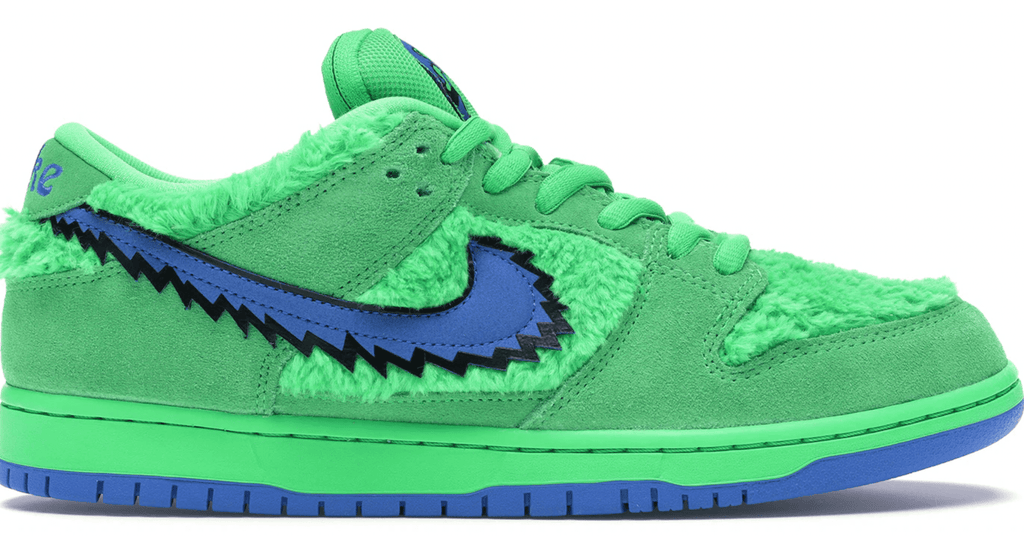 How To Spot Fake Nike SB Dunk Low Grateful Dead Green Bear