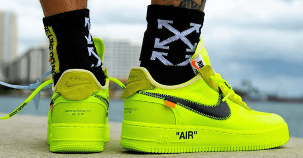 General clon Sui How To Spot Real Vs Fake Off White Nike Air Force 1 Low Nike Volt –  LegitGrails