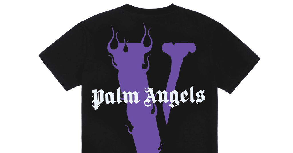 Vlone X Palm Angels T-shirt Red/Black