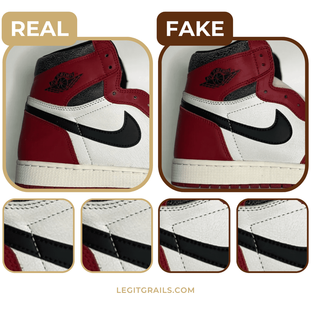 jordan sneakers real vs fake