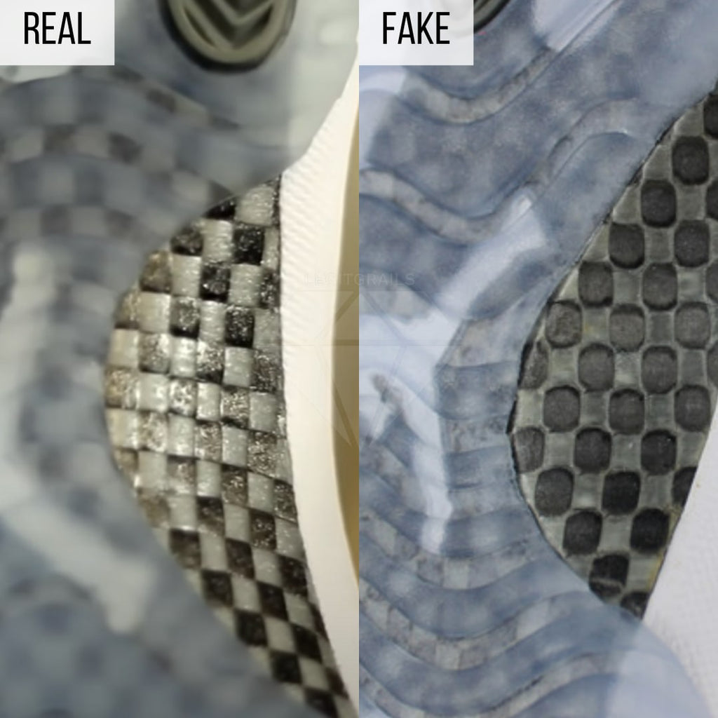 The Outsole Method - Jordan 11 Cool Grey 2010 Real VS Fake