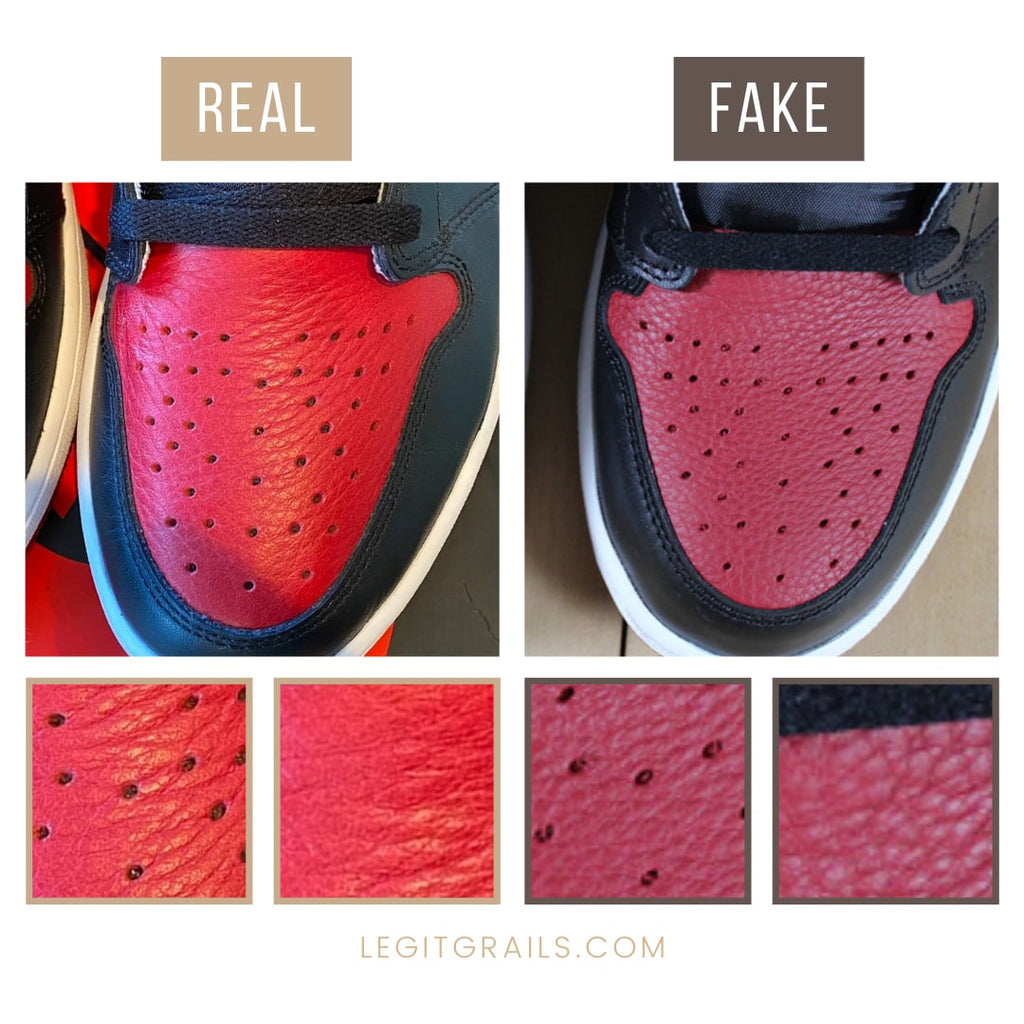 jordan 1 banned 2016 real vs fake