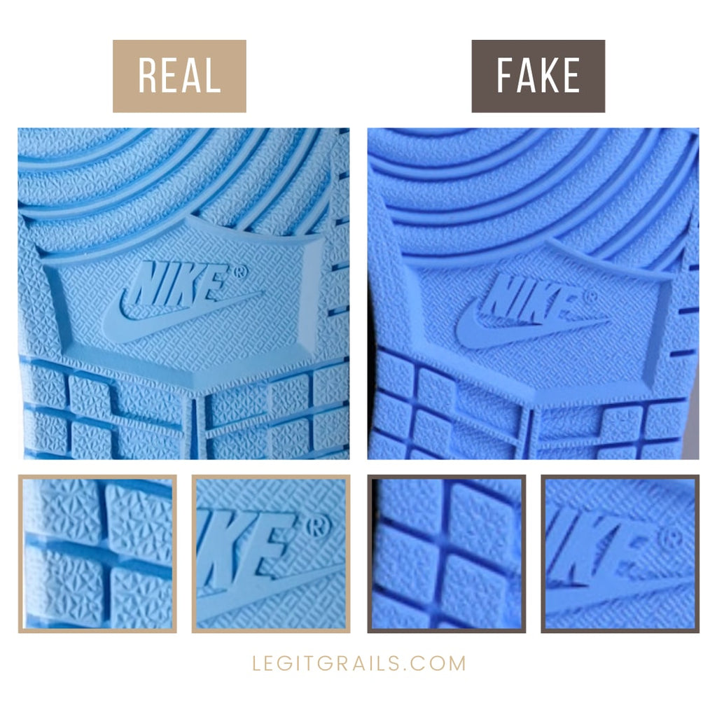 jordan 1 blue chill real vs fake