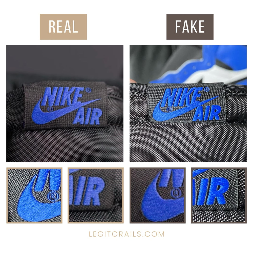 how to tell if jordan 1 royal toes are fake