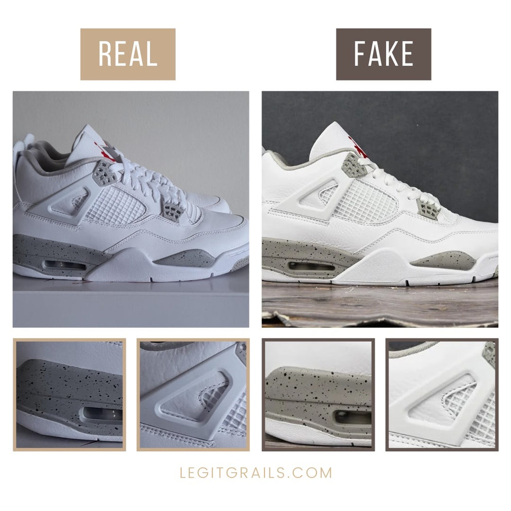 how to tell if jordan 4 are real