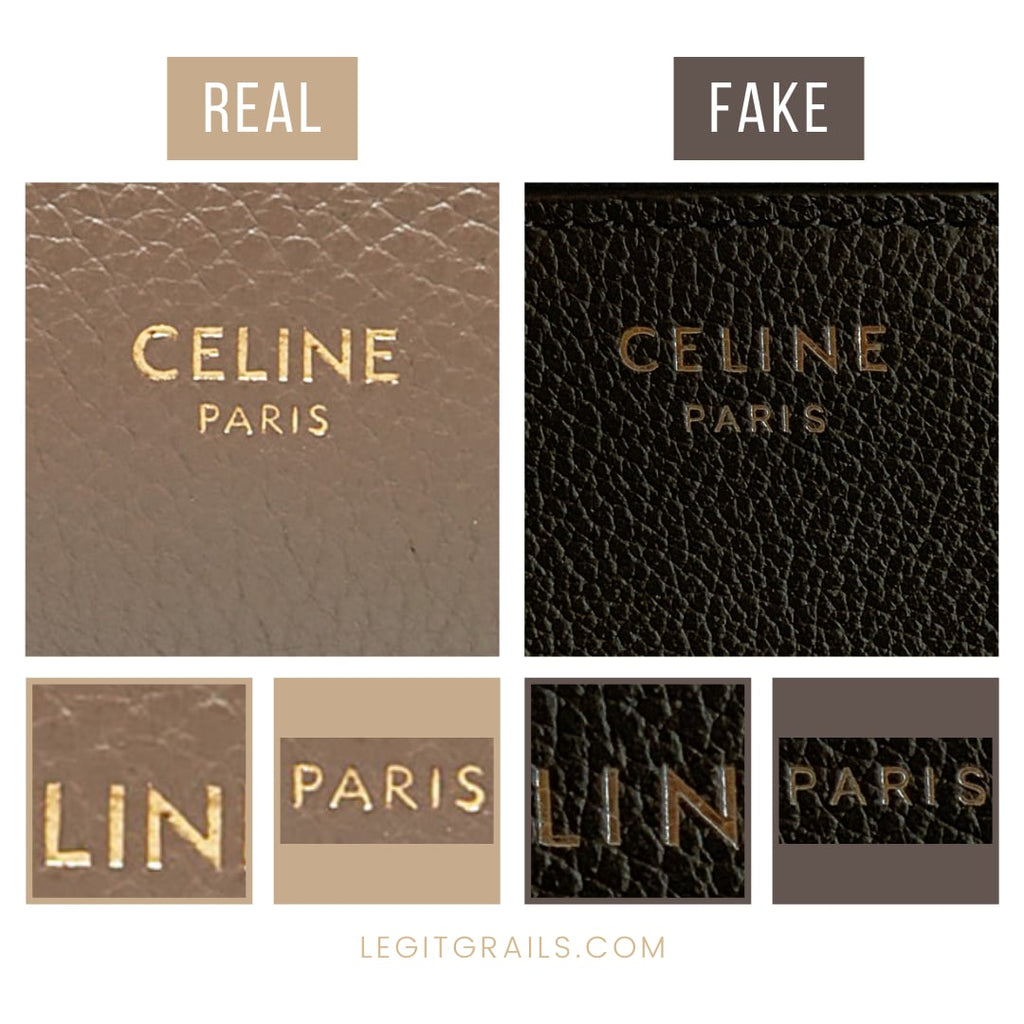 How To Spot Real Vs Fake Celine Luggage Bag – LegitGrails