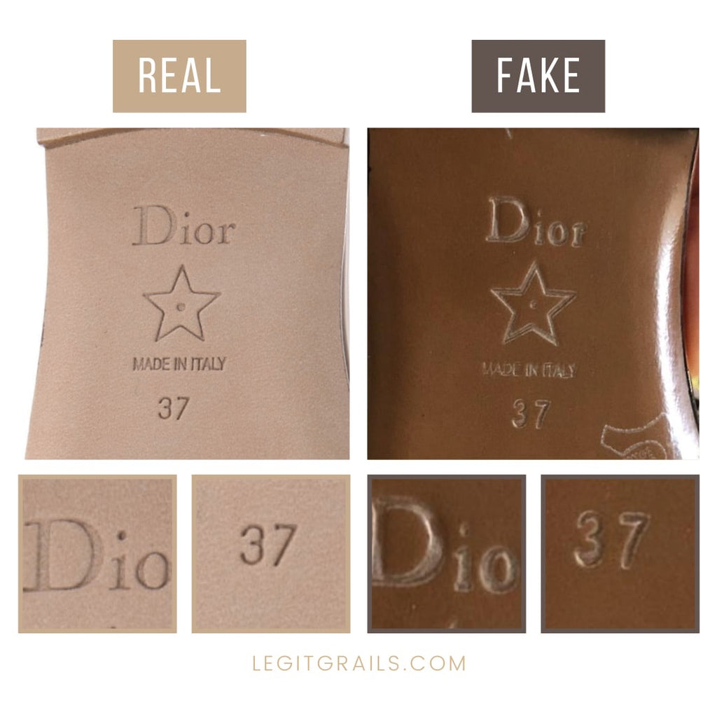 How To Spot Real Vs Fake Dior Dway Slides  LegitGrails