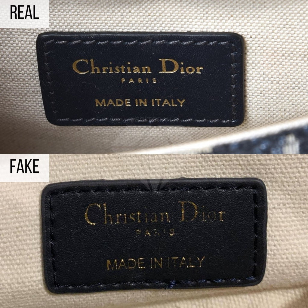 how to tell if a dior bag is real
