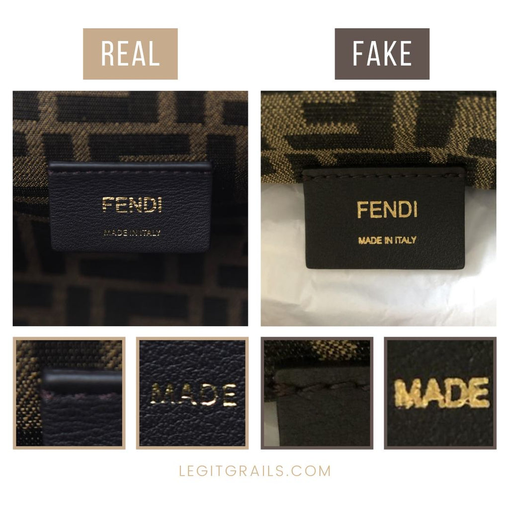 How To Tell Real vs Fake Fendi Bags, Shoes and Belts: Where To Buy